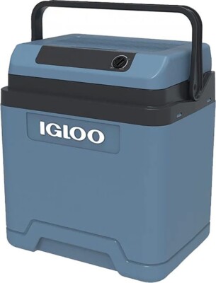 Igloo Tragbarer Kühlschrank 12V DC 220-240 AC 26 L Klasse D Blau FI88803