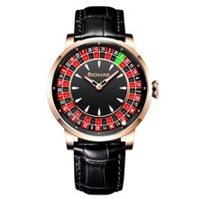 *  Casino Roulette Luxus Mechanische Automatik Armbanduhr Herren 