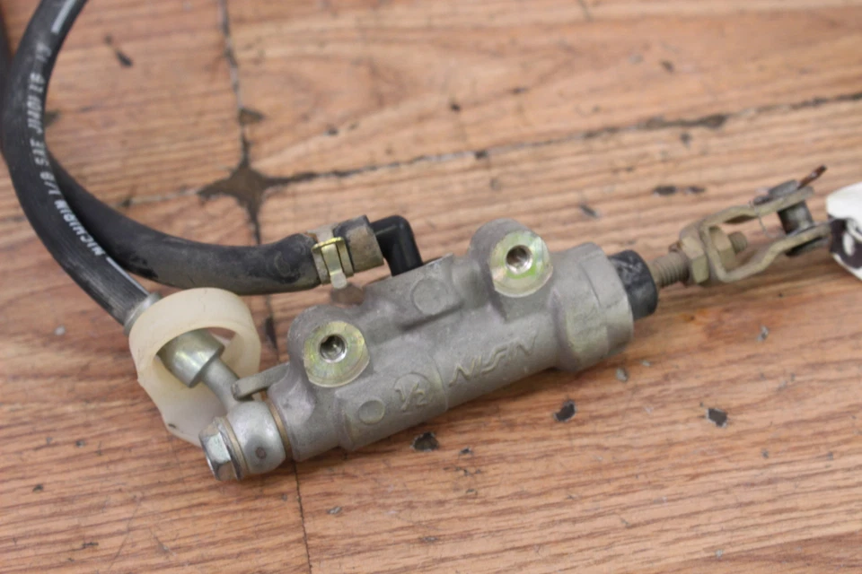 1996 KAWASAKI KX100 Rear Brake Master Cylinder w/ Caliper and Hose - Image 3 of 4
