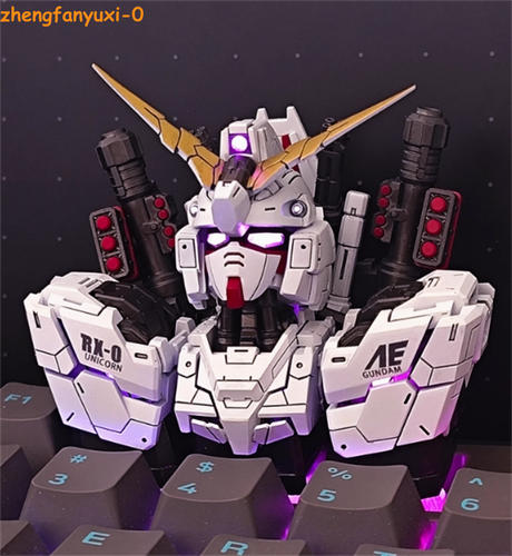 Gundam RX-0 - Assault ver - Custom Keycap - Mechanical Keycaps - Anime - 3 Piece - 第 1/5 張圖片