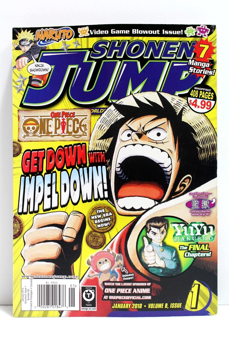 Shonen Jump Magazine - January 2010 Vol. 8 Issue 1 (paperback) | eBay