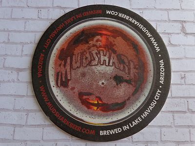 Bier Sammlerstück Brewery Untersetzer ~ Mudshark: IN See Havasu Stadt, Arizona