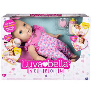 luvabella interactive baby doll blonde hair kids toys