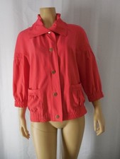 ZENERGY by CHICOS Windbreaker Jacket size 0 Small 4 6 red light weight