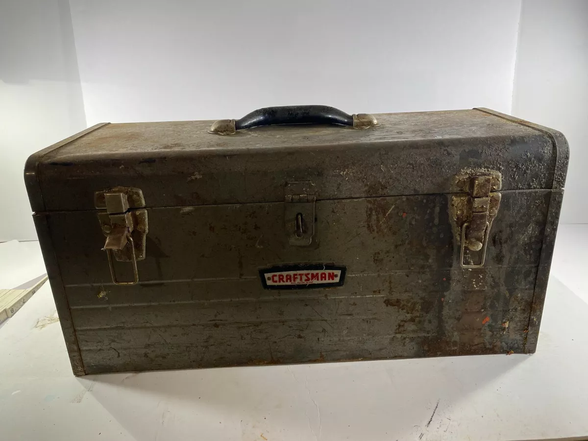 VINTAGE CRAFTSMAN PRO ToolBox Tool Box Drawers Metal Chest COLLECTIBLE -  tools - by owner - sale - craigslist