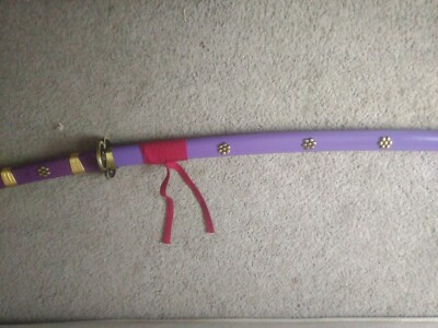 41  One Piece Anime Roronoa Zoro Metal Enma Yama Real Samurai Sword Katana Cospl