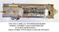 19631964 Cadillac Wonder Bar Radio 7282315 19631964 Cadillac Wonder Bar Radio 7282315