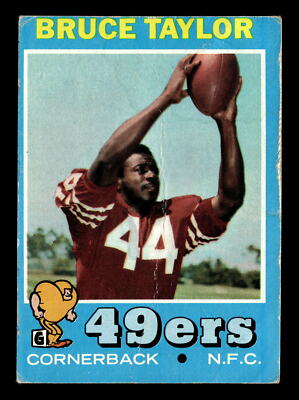 Bruce Taylor 1971 Topps #239 San Francisco 49ers Poor