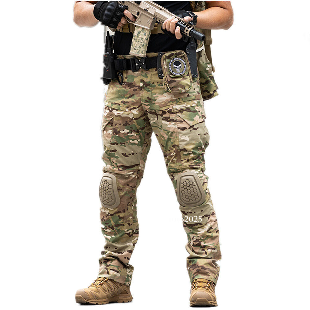 Mens Military Pants Cargo Army Tactical G4 Waterproof Combat