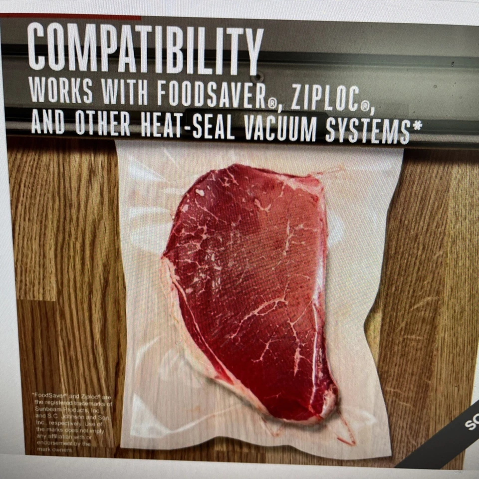 Weston® Vacuum Sealer/Sous Vide Bags 11.5 in x 22 in, 100 Pre-Cut Bags - Image 3 of 4