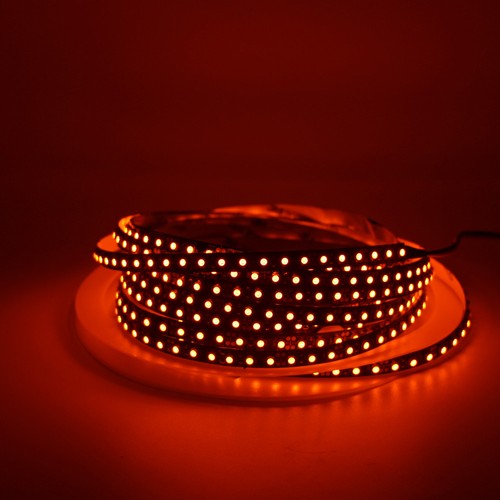 5m Orange LED Strip light 5050 3528 SMD Waterproof 12V Indoor Outdoor tape lamp - Picture 4 of 12