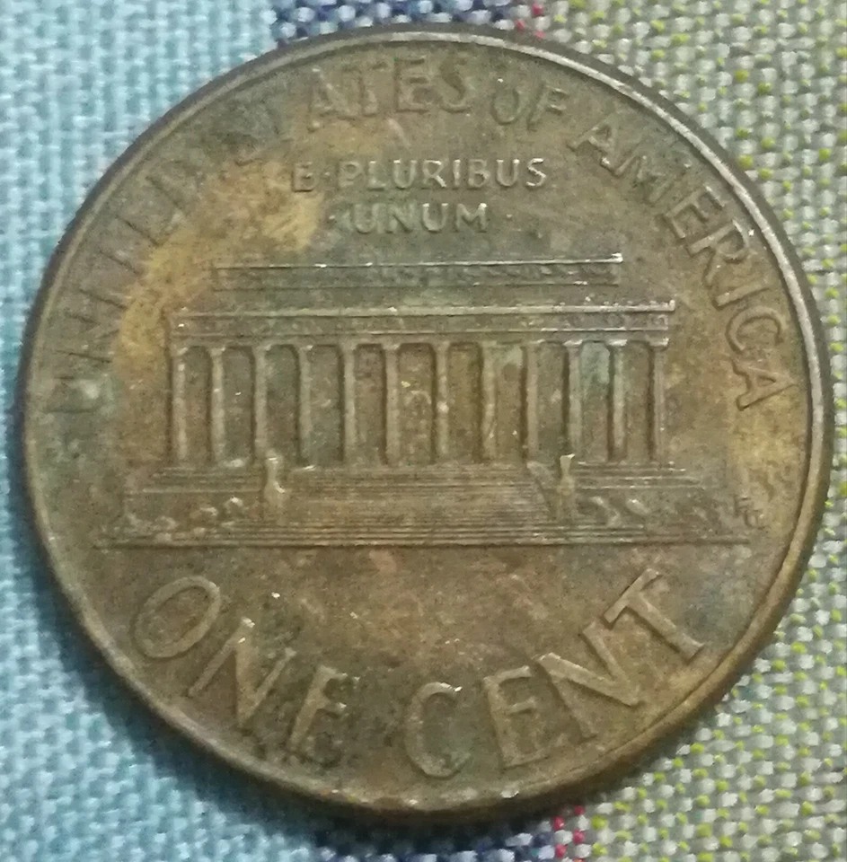 1975 USA United States 1 One cent Copper coin Abraham Lincoln Lot #5 - Image 2 of 2