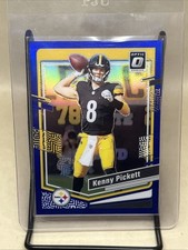 2023 Panini Donruss Optic - #163 - KENNY PICKETT - Blue Prizm #'d /199