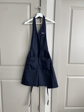 Vintage United Airlines Apron Navy XS Made In USA Therese