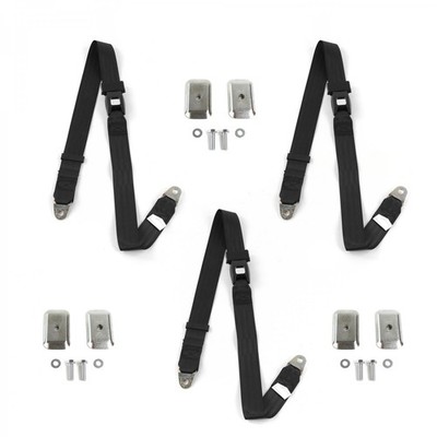 IH Scout 1961 - 1980 Standard 2pt BK Lap Bench Blt Kit w/BKTS 3 Belts  