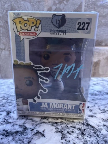 Funko Pop! NBA Star Ja Morant Signed Auto #227 in Protector w/ COA