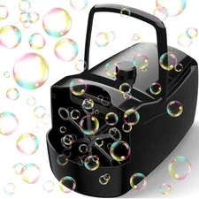 Bubble Machine, Automatic 18000+ Per Minute Big Bubbles Blower Maker for Kids...