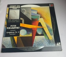Sony LaserDisc Tchaikovsky Symphony No. 6 Herbert von Karajan Wiener