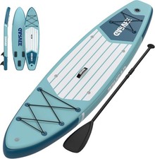 10.6ft Inflatable Upright Paddle Board for Ad...