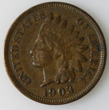 1903-P Indian Cent Over 100 years old As Shown [SN02]