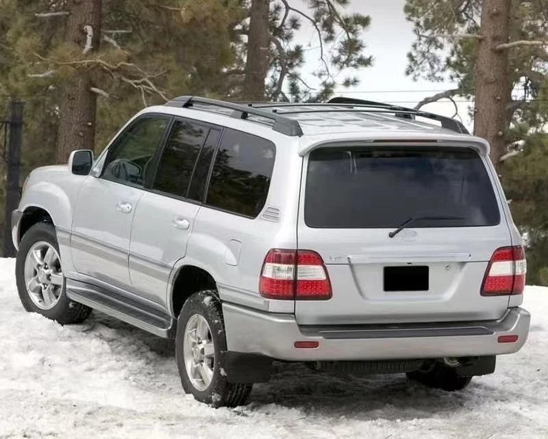 Portaequipajes de techo de aluminio negro para Lexus LX470 4700 1998-2007 Foto 4 de 4