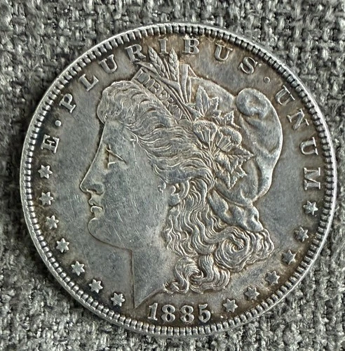 1885-P  Morgan Silver Dollar  XF