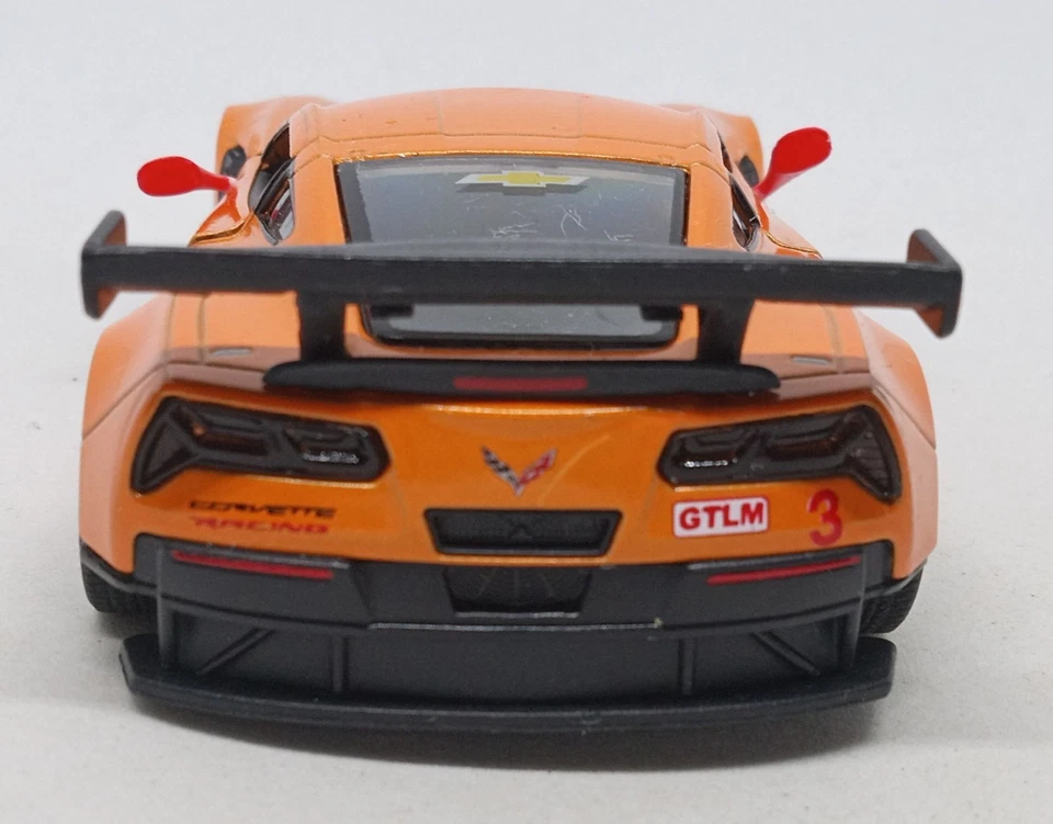 Kinsmart Orange '16 Corvette C7.R Loose Diecast Friction 1:36 KT5397 - Image 4 of 4