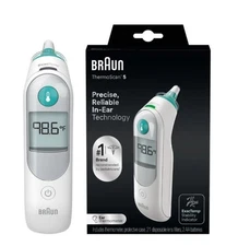 Braun ThermoScan 5 Ear Thermometer, ExacTemp Stability Indicator