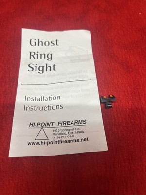 HI-POINT FIREARMS GHOST RING SIGHT ASSEMBLY (k10)
