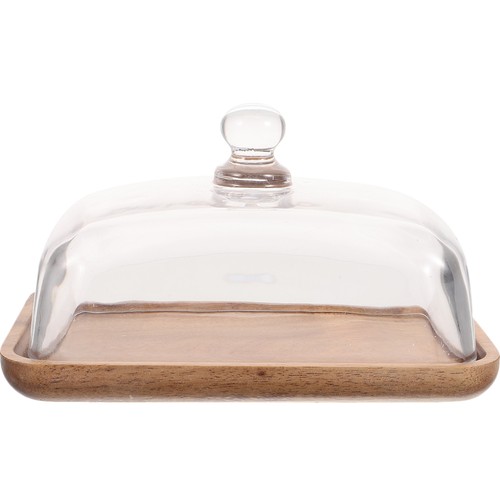 Dessert Pastry Plate Cake Cover Stand Charcuterie Board with Lid Domed - Picture 4 of 12