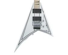 Used Jackson X Series Rhoads RRX24 - Snow White w/Black Pinstripes