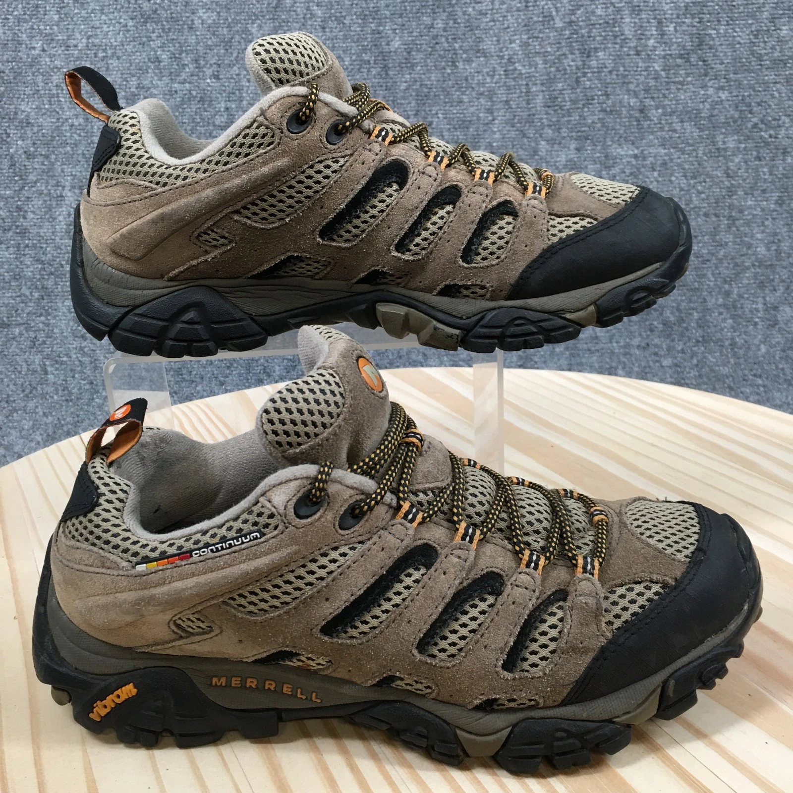 Merrell Moab Ventilator Shoes Mens 8 Hiking Sneakers J86595 Casual Knit Brown