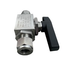 HAM-LET H6800SSL1/2CSS 6000 PSI 316SS High Pressure Ball Valve 1/2" Tube