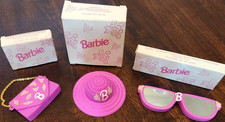 Vintage Avon Barbie Fashion Accessories (Eyeshadow, Fragrance Balm & Lip Gloss)