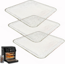 3PCS Air Fryer Oven Mesh Rack for COSORI 10QT Air Fryer Toaster Oven, Premium De