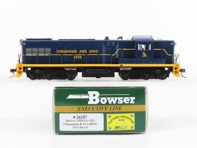 HO Scale Bowser 24357 C&O Railway DRS-6-6-1500 Diesel Loco #5530 wDCC & Sound 