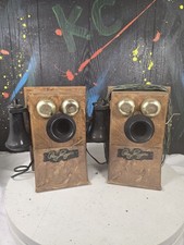 Vintage Pair Of Roy Rogers Western Cowboy Telephone Set, IDEAL TOYS