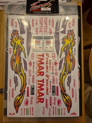 Team C TMAR Livery Set RC Drift 1/10 Valino Taka D1 GP 1/10 Addiction Pandora