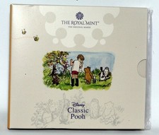 Royal Mint 2020 3 piece Winnie The Pooh Coloured 50p coin set BUNC