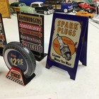 1997 Hallmark Kiddie Car Corner Garage Gas Collection Sidewalk Sales Signs Lot — photo 6
