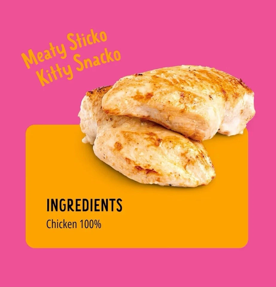 Bonkers Purrpops Freeze Dried Chicken Cat Treats, 36 Count - Image 3 of 4