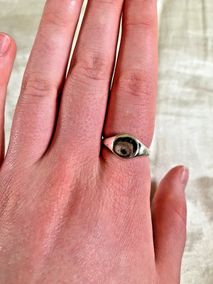 Sterling Silber Siegelring Größe 8