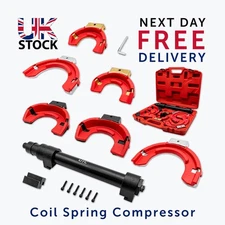 Coil Spring Compressor Tool Set McPherson Suspension Heavy Duty Garage Kit NEW!