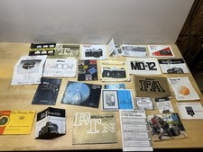 Mixed Lot of Vintage Camera Manuals Programs Guides Canon Nikon Pentax