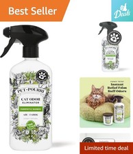 Vet Recommended Purrfectly Bamboo Deodorizer - Natural Cat Odor Eliminator