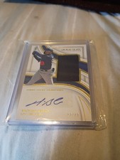 2023 Panini Immaculate /49 Michael Busch Rc Auto Jumbo Socks Sig Cubs Great!!