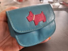 Radley Original Blue Leather Purse Wallet Notes Cards Coins 4 Ur Bag