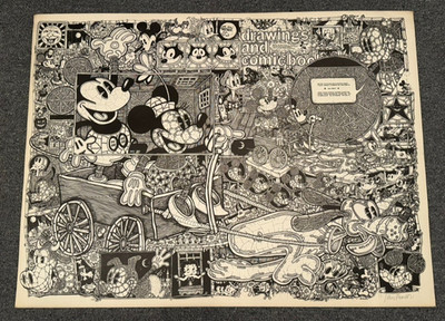John Fawcett 1972 Signed Drawings and Comic Books Exhibit Poster Warris Gallery