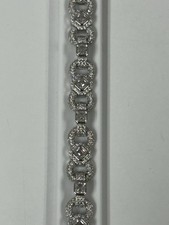 925 Sterling Silver MOISSANITE Bracelet 8   18.0 CTW 25.8 g  4500.00 RETAIL