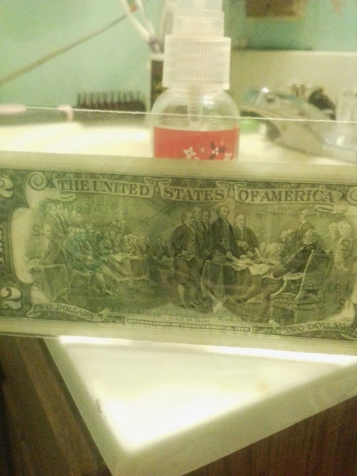 2013$2 Dollar Bank 🏦 Note L 0676424 A 🆓 Coin And Good Luck to you - Image 2 of 4